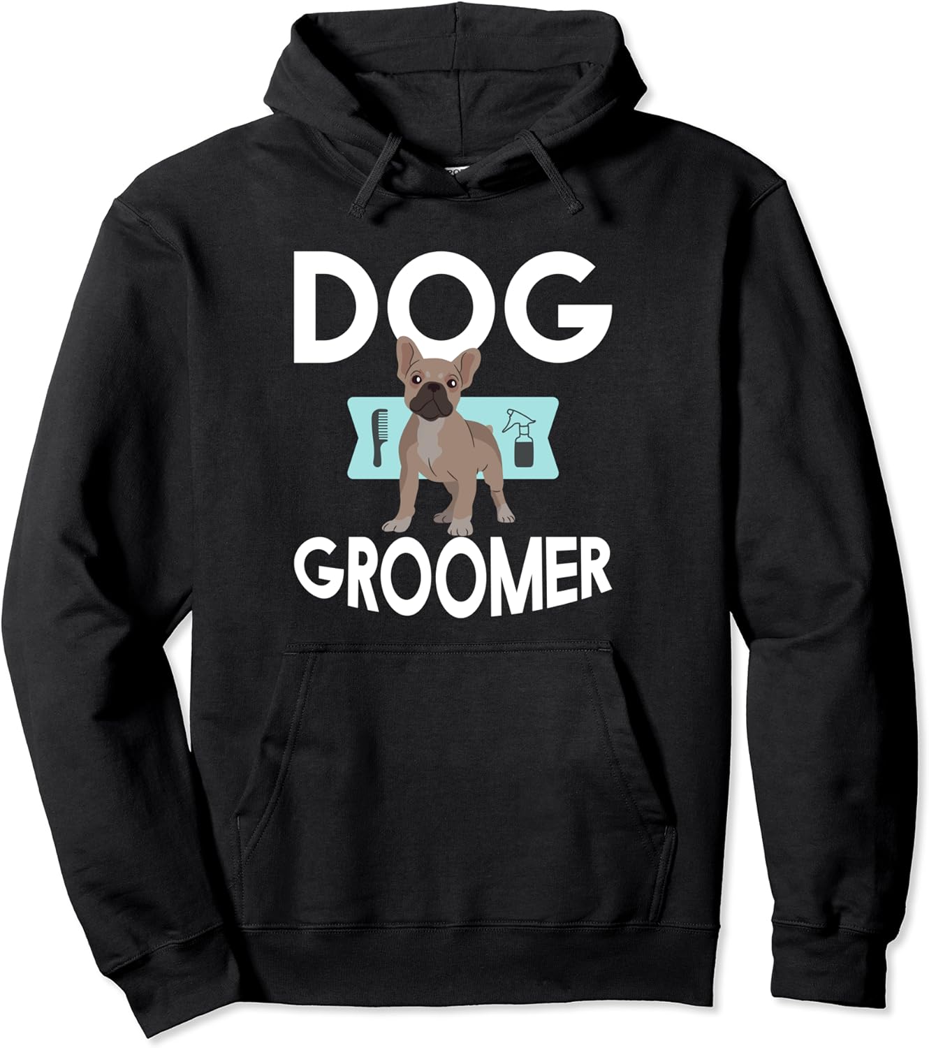 Cute Dog Groomer Dog Grooming Pet Care Pullover Hoodie